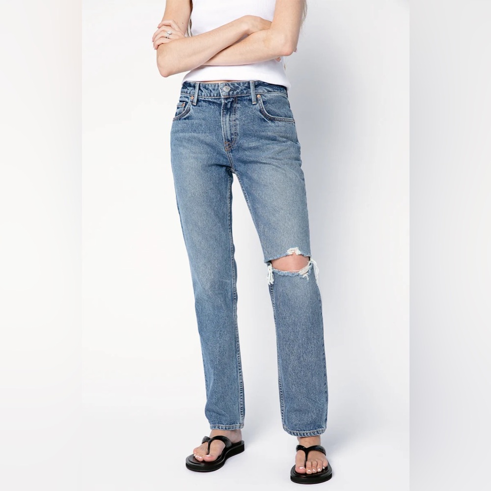 GRLFRND The Kate Low Rise Slim Jeans